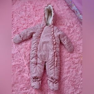 Baby girl winter overall size 6-9 month